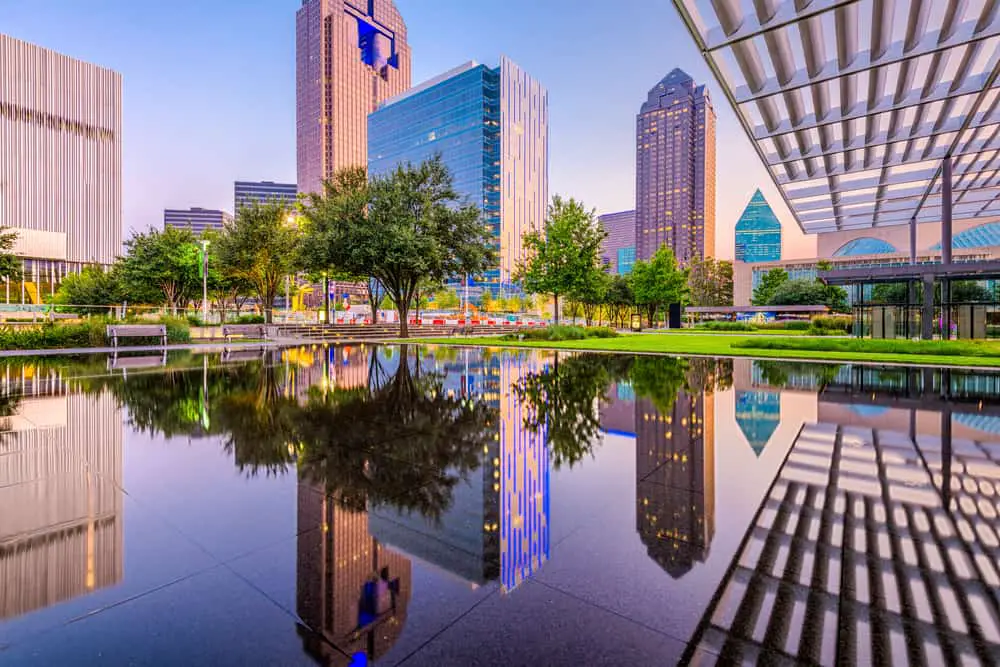 Downtown Dallas cityscape