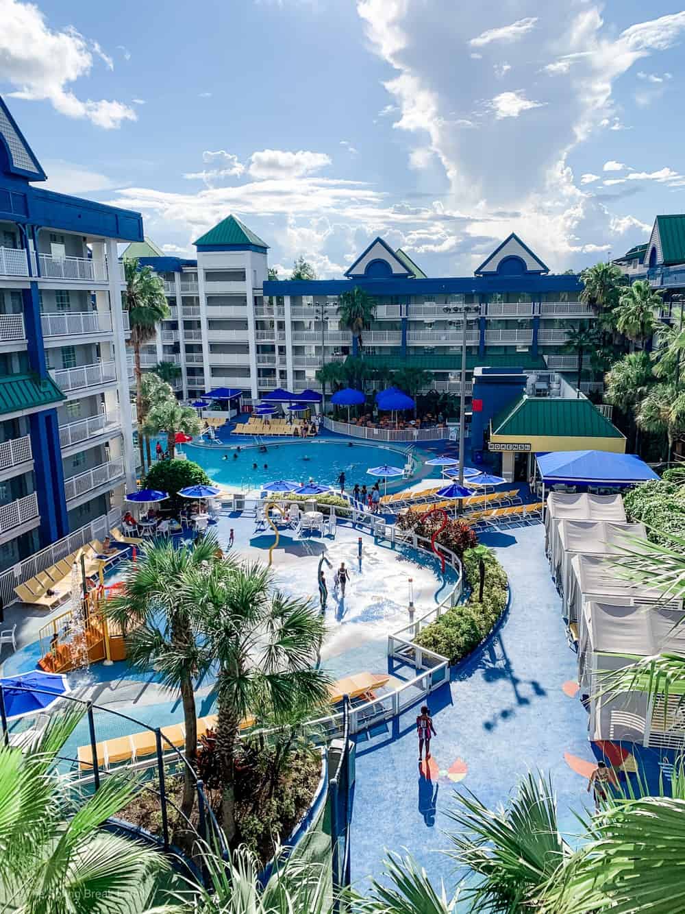 the pools at the Holiday Inn Resort Orlando Suites