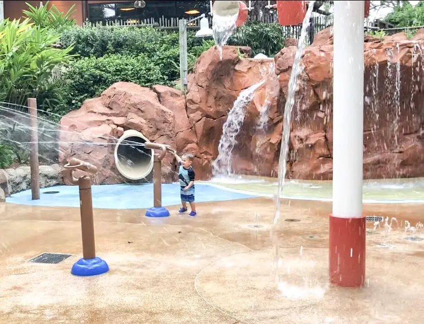 Kidani Village splash pad