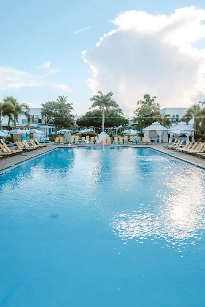 pool at the Postcard Inn on the Beach