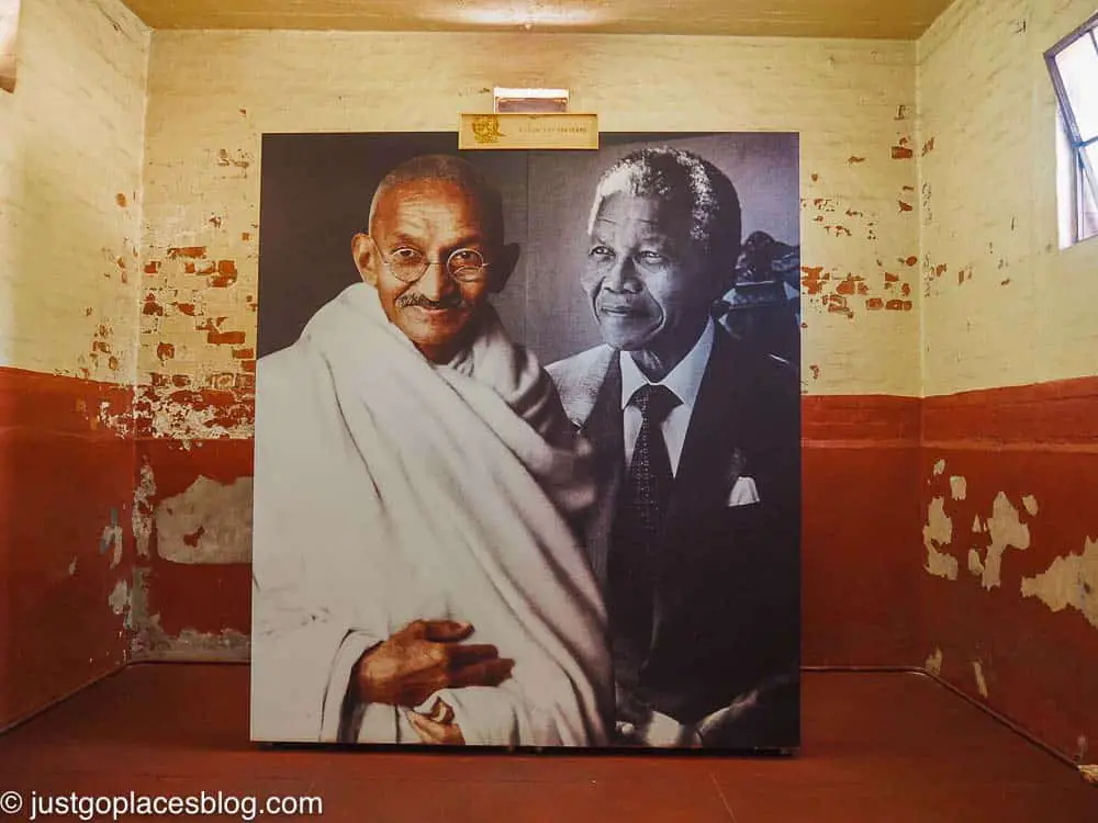 a photo of Nelson and Mandela