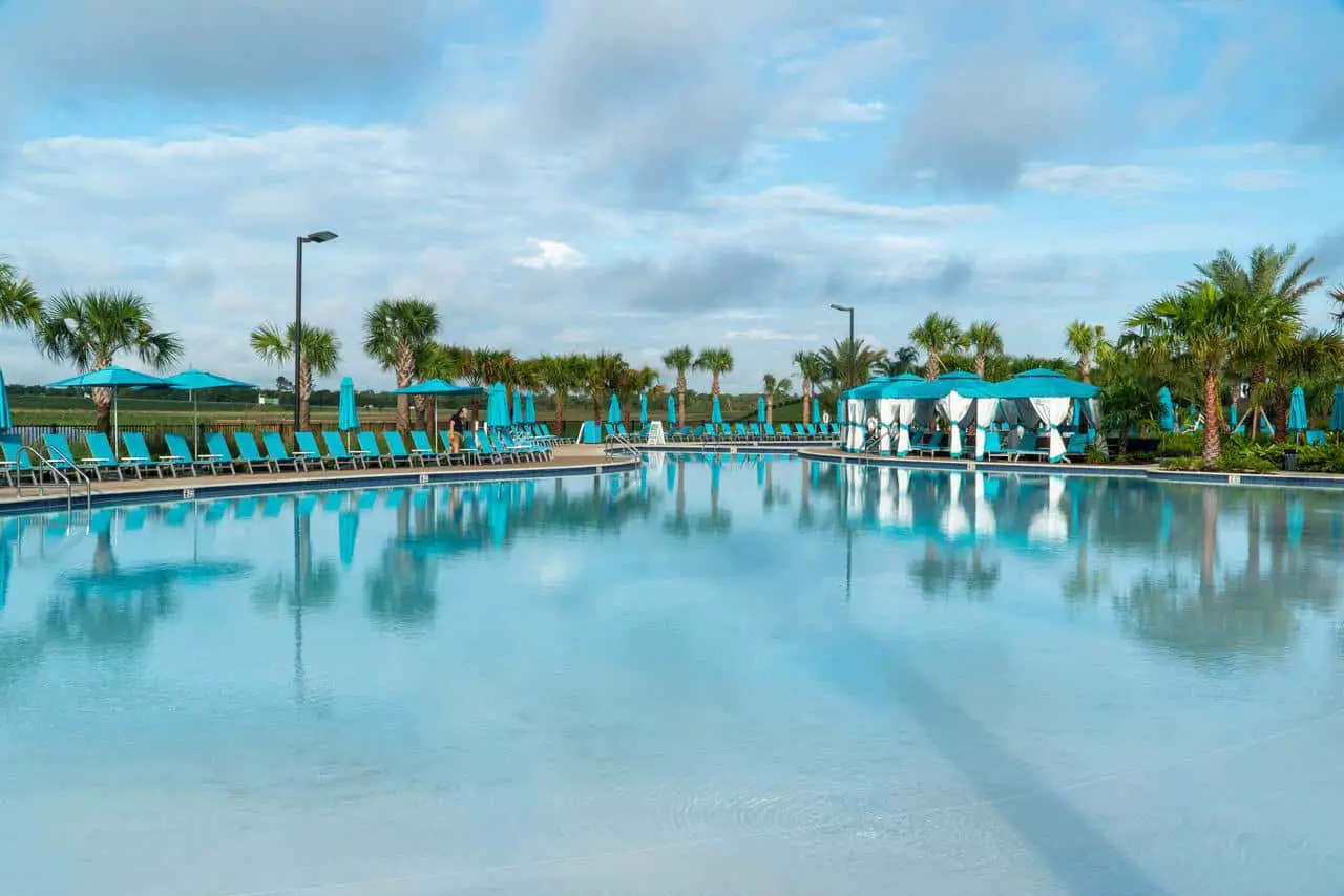 hotel pool at Margaritaville Resort
