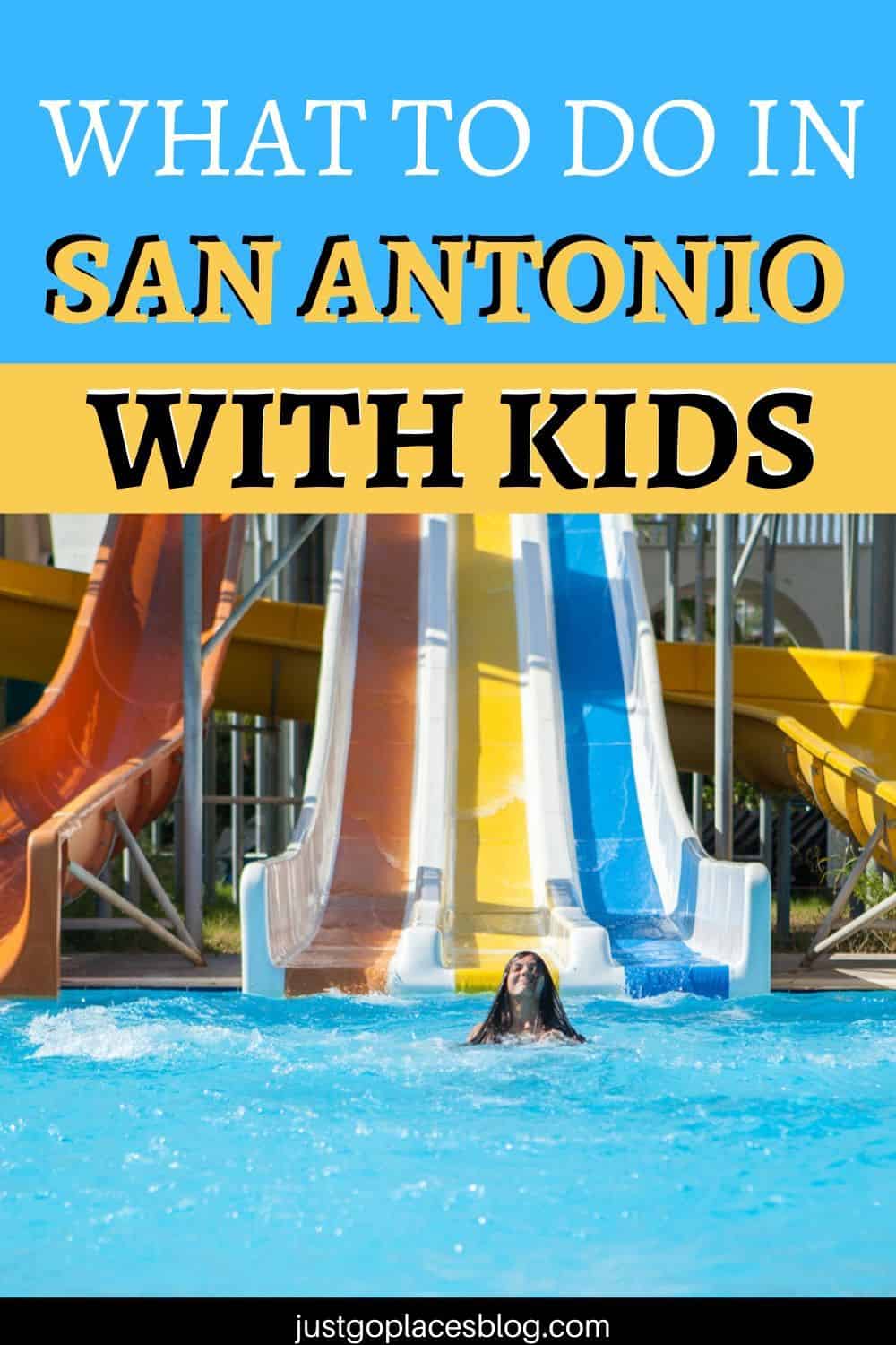 San Antonio TX attractions for kids water slide