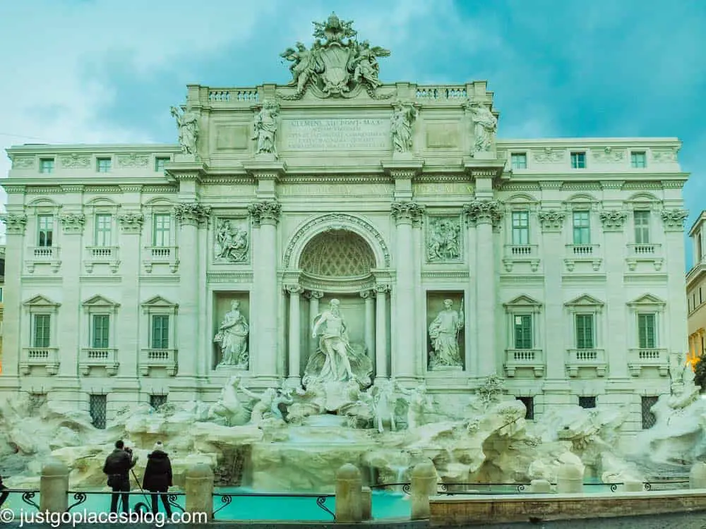 The Trevi Fountain early in the morning