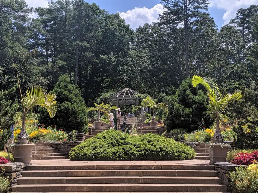The botanical gardens in Raleigh, the Sarah P. Duke Gardens