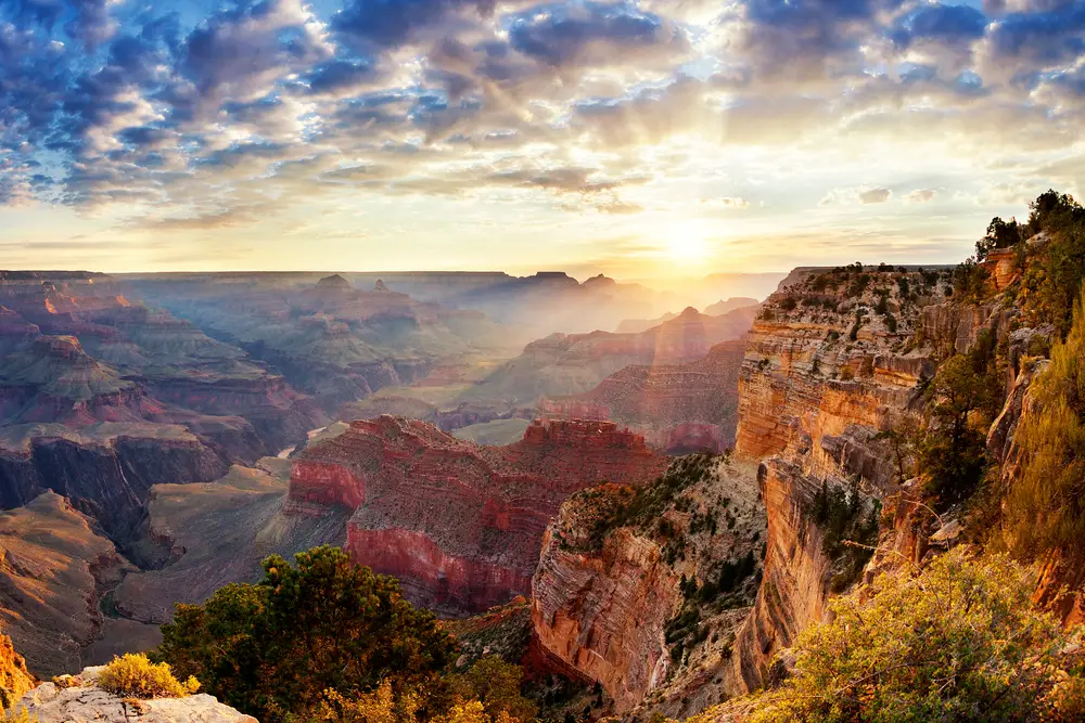 Sunrise Grand Canyon October