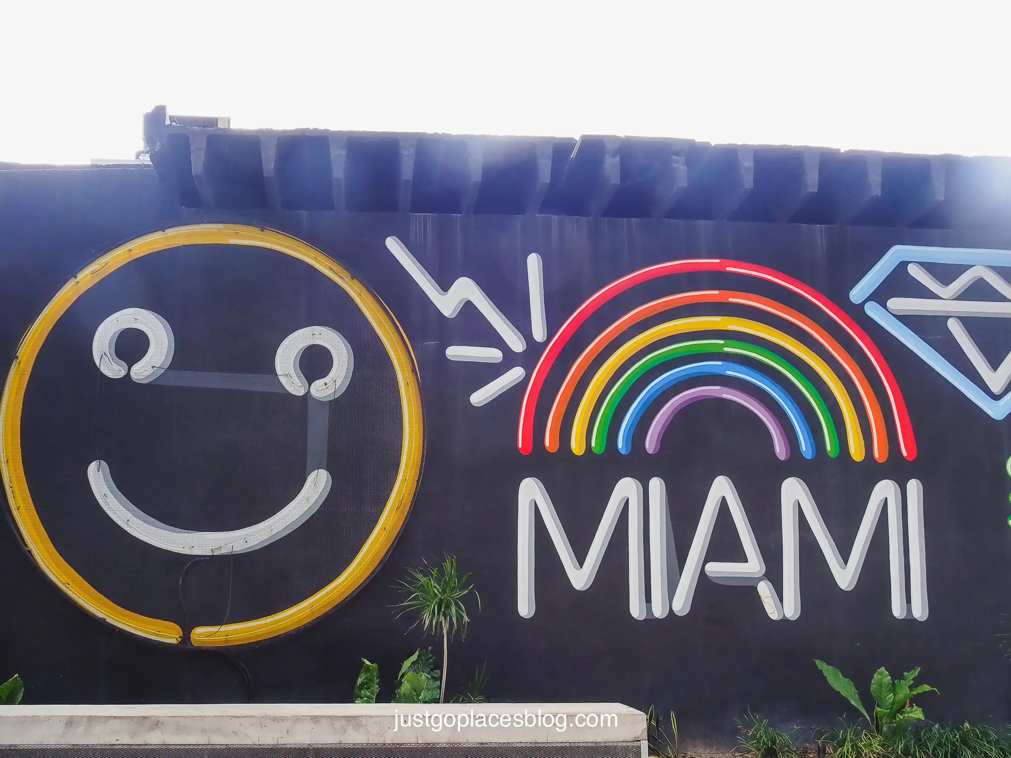 Miami rainbow mural