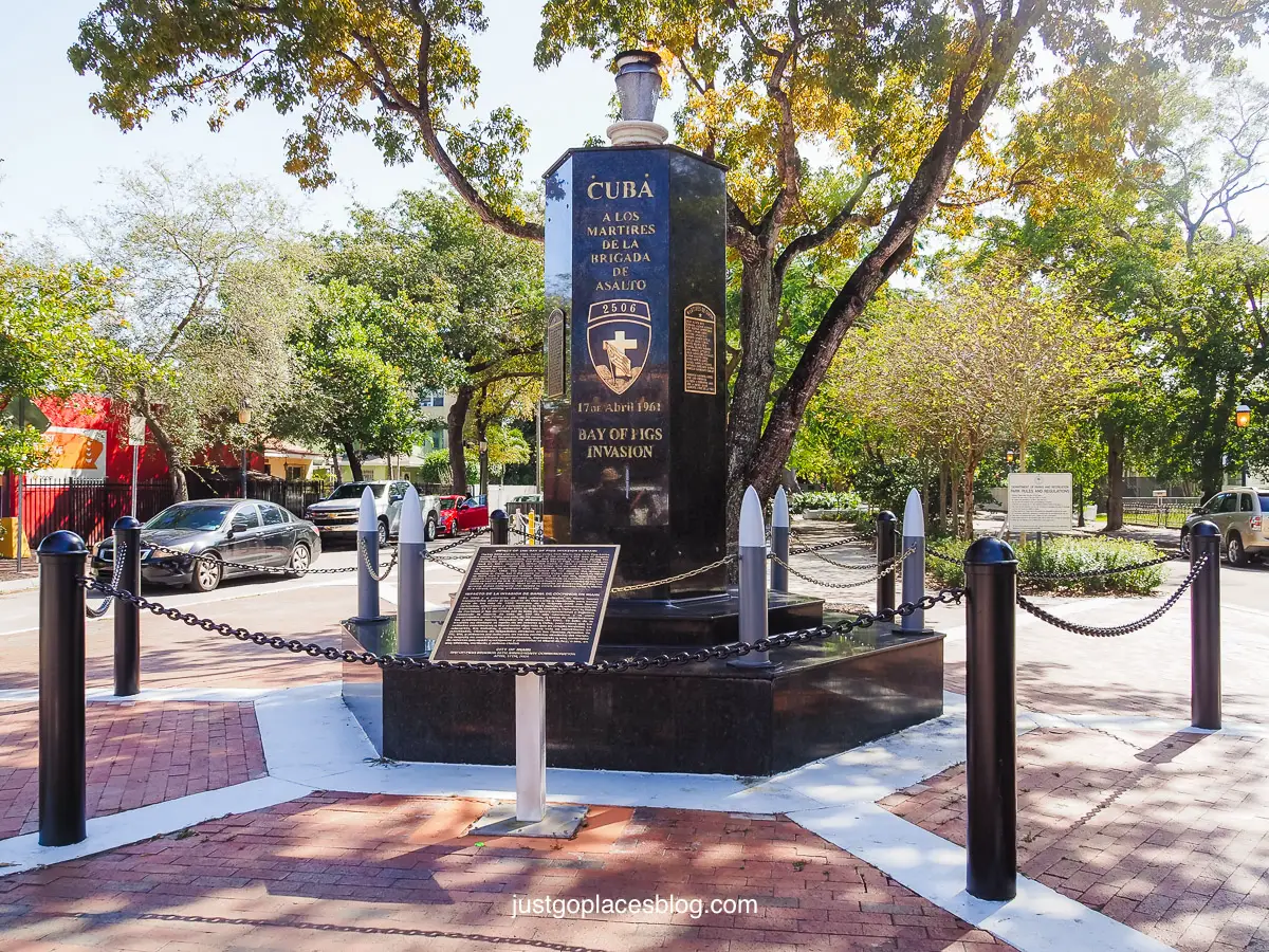 The Bay of Pigs Memorial on Calle 8.