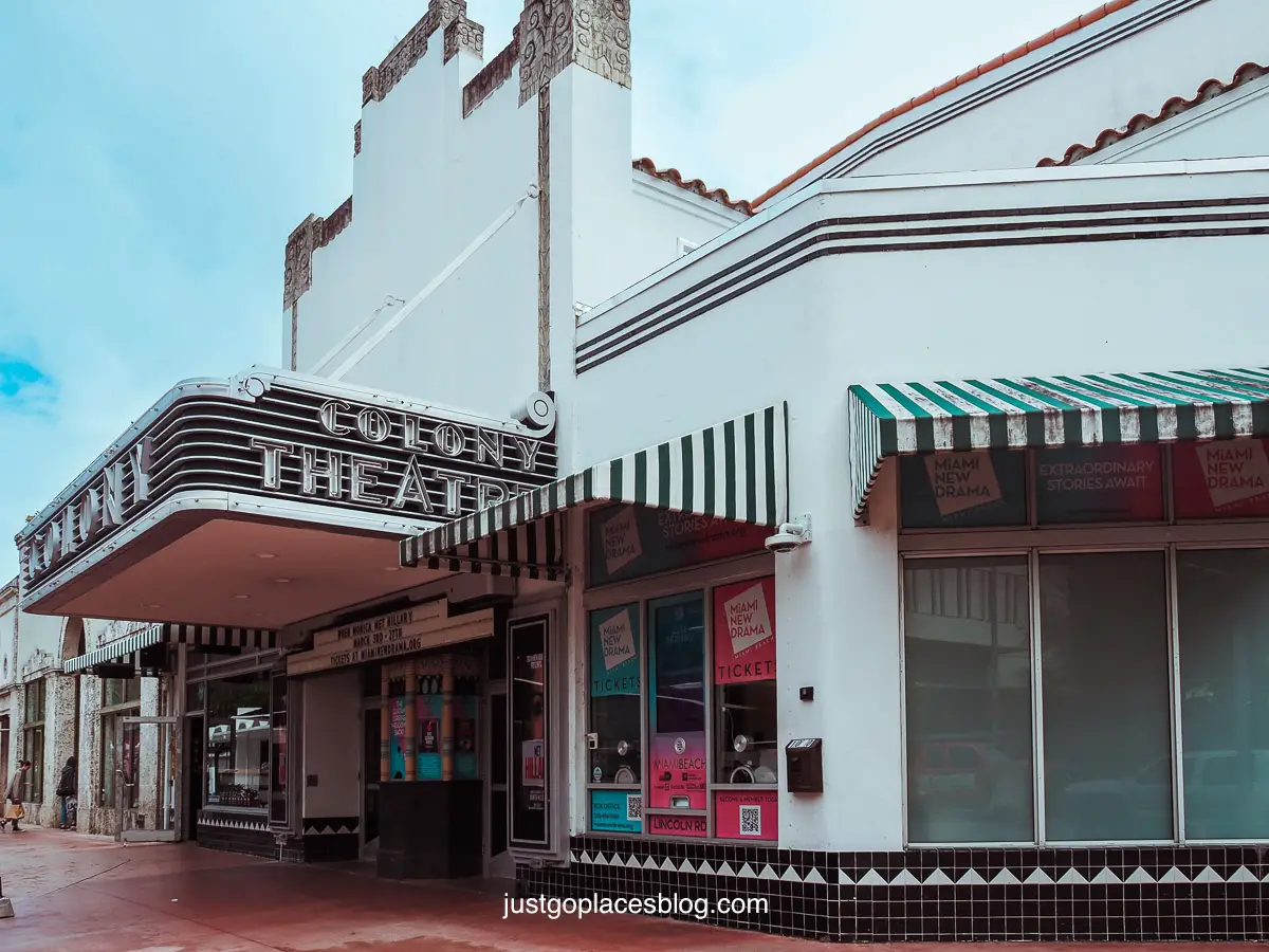 Haunted places in Miami include the Colony Theatre in Miami Beach.