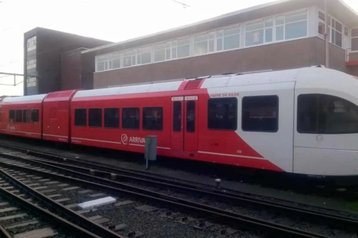 A train in the Netherlands.