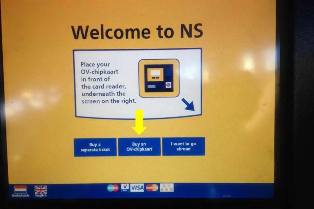 NS ticket machines