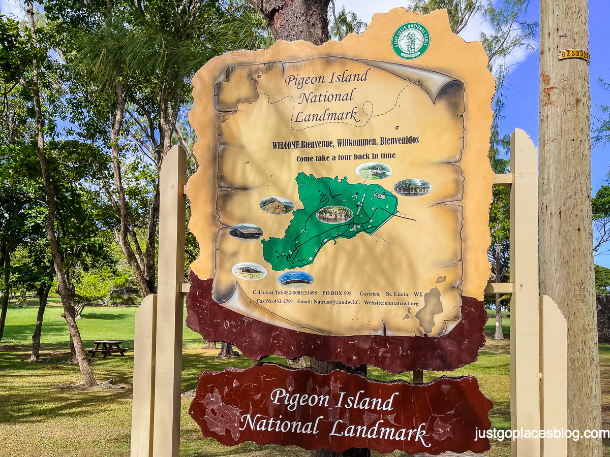 Pigeon Island Sign