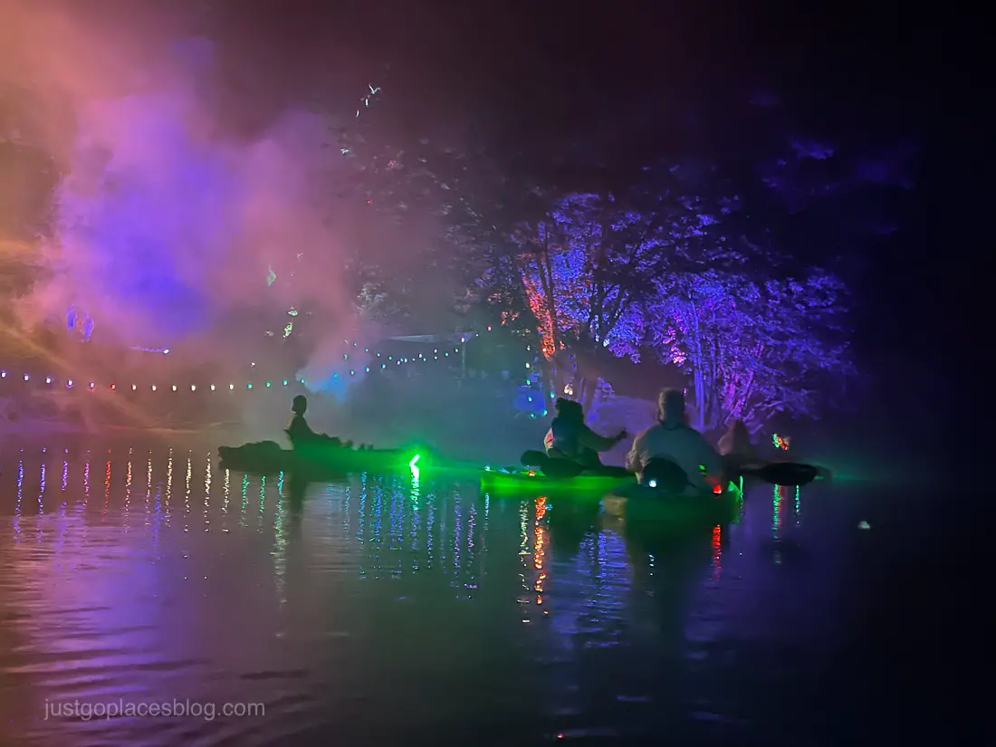 glow kayaking on the Buffalo River TN