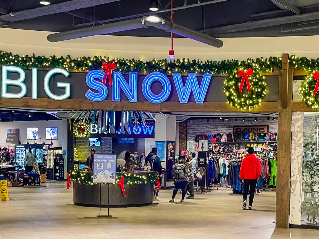 Big Snow, indoor skiing at the American Dream Mall