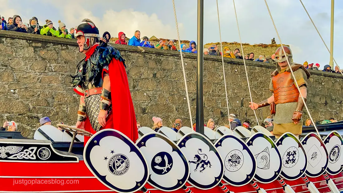 The Galley makes its appearance at Up Helly Aa festival.