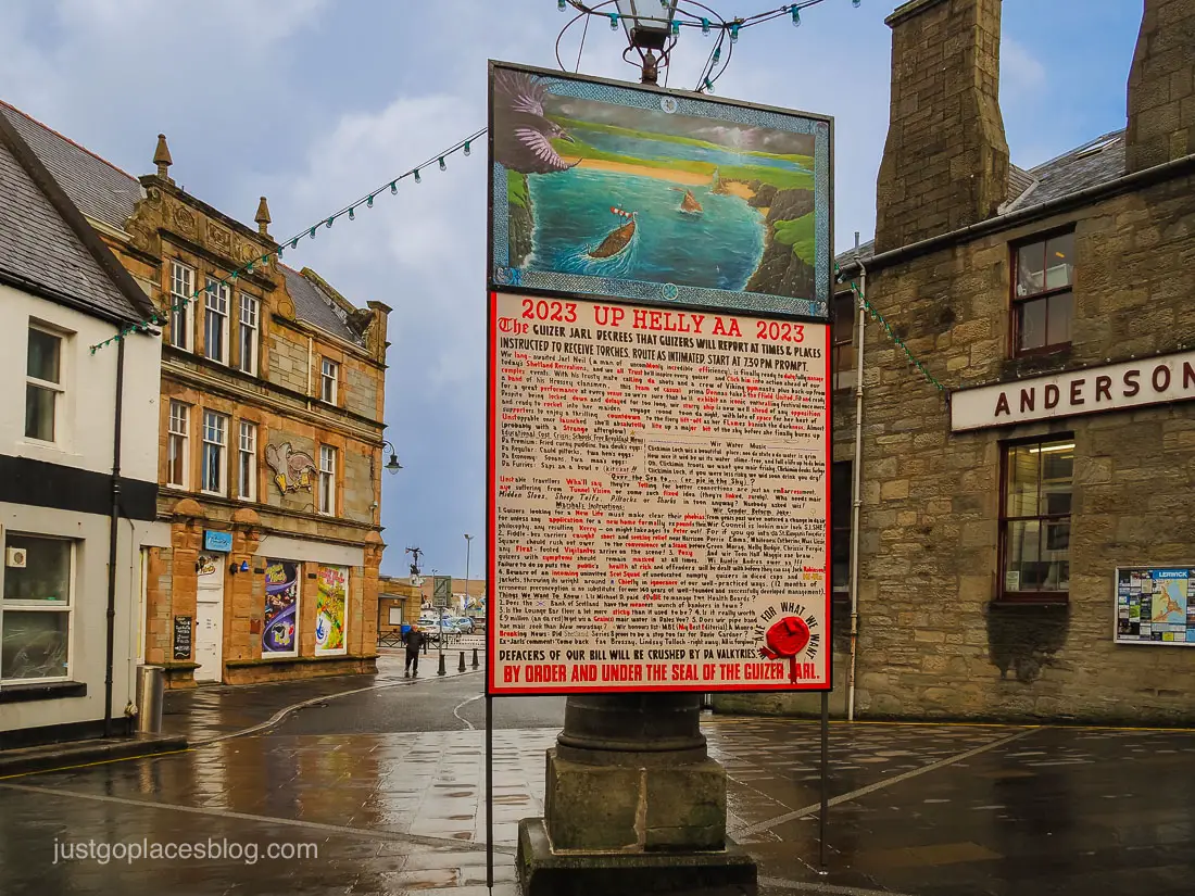 The Bill at Market Cross is conveniently located across from the Shetland Tourist Office.